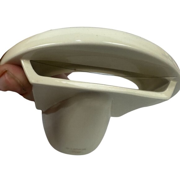 Lenox Ivory Porcelain China Wall Mount Razor Blade Holder Bathroom Accessory Vtg - Picture 5 of 5